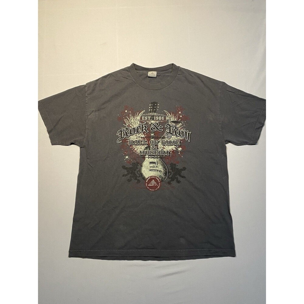 Vintage Rock and Roll Hall of Fame Tshirt XL Front and Back Graphic
